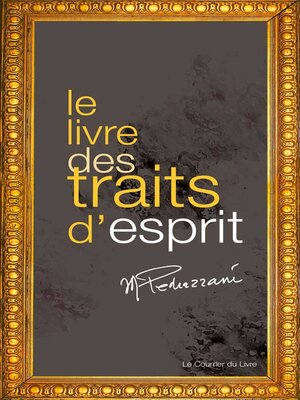 cover image of Le livre des traits d'esprit